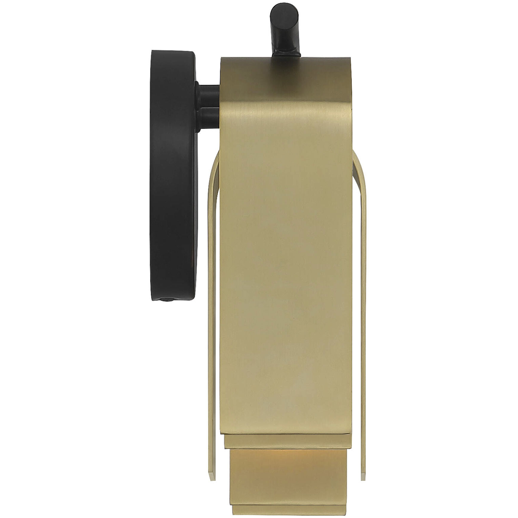 U Turn 3 Light 18 inch Matte Black Vanity Light Wall Light